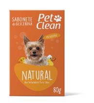 Sabonete Natural Pet Clean 80g Para Cães E Gatos