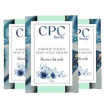 Sabonete Natural Renovação e Frescor com Alecrim e Chá verde CPC Beauty 3 unidades Sabonete Natural Renovação e Frescor com Alecrim e Chá verde CPC Beauty 3 unidades