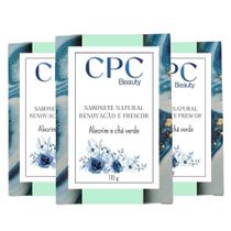 Sabonete Natural Renovação e Frescor com Alecrim e Chá verde CPC Beauty Sabonete Natural Renovação e Frescor com Alecrim e Chá verde CPC Beauty