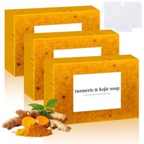 Sabonete Nicgou Lemon Turmeric Kojic para rosto e corpo 100g (3 unidades)