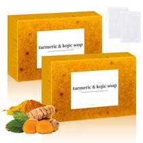 Sabonete Nicgou Limão, Cúrcuma e Kojic - 2 Unidades de 100g - Para Rosto e Corpo