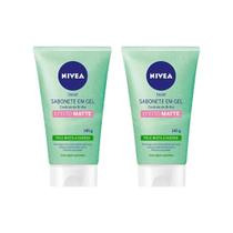 Sabonete Nivea Facial 145G Gel Controle Brilho - Kit Com 2Un