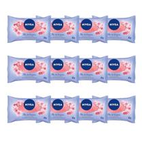 Sabonete Nivea Hidratante Flor De Cerejeira 85g Kit 12 Unid
