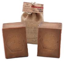Sabonete Olippo Natural Aleppo, pacote com 2 unidades, 190 g de óleo de louro 25% Sabonete Olippo Natural Aleppo, pacote com 2 unidades, 190 g de óleo de louro 25%