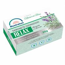 Sabonete Ozonizado Blustratum Relax 90g Lavanda e Alecrim Óleo de Girassol Ozonizado Uso Diário para Todos os Tipos de Pele Sabonete Ozonizado Blustratum Relax 90g Lavanda e Alecrim Óleo de Girassol Ozonizado Uso Diário para Todos os Tipos de Pele