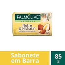Sabonete Palmolive naturals nutre e hidrata, oleo de amendoas e lanolina, barra, 1 unidade com 85g