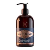 Sabonete para Barba King C. Gillette - 325ml com Óleo de Argan e Abacate