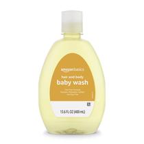Sabonete para cabelo e corpo para bebês Amazon Basics 400 ml sem lágrimas