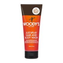Sabonete para cabelo e corpo Woody's Just4Play para homens 240 ml