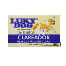 Sabonete Para Caes e gatos Luki Dog Clareador 80GR - W.A / LUCK DOG