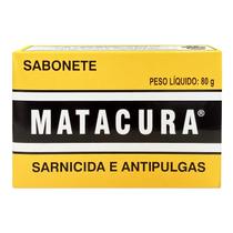 Sabonete para Cães Matacura Sarnicida e Antipulgas 80gr