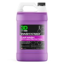 Sabonete para lavagem de carros 3D Wash N Wax com pH balanceado com proteção contra cera 1L
