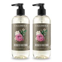 Sabonete para lavagem de mãos Caldrea Rosewater Driftwood 320 ml, pacote com 2 Sabonete para lavagem de mãos Caldrea Rosewater Driftwood 320 ml, pacote com 2