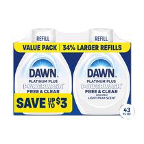 Sabonete para louça Dawn Powerwash Free & Clear, pacote com 2, 1270 ml