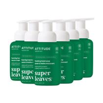 Sabonete para mãos ATTITUDE Foaming Green Apple & Basil 300 ml (pacote com 6)
