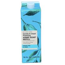 Sabonete para mãos Bath & Body Works, chá branco e sálvia, refil de 32 ml