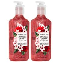 Sabonete para mãos Bath & Body Works Japanese Cherry Blossom 240 ml, pacote com 2