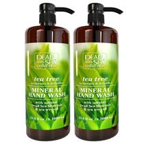 Sabonete para mãos Dead Sea Collection Tea Tree 1L, pacote com 2