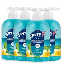 Sabonete para mãos Germ-X Antibacteriano Hidratante 360mL x4 Sabonete para mãos Germ-X Antibacteriano Hidratante 360mL x4