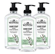 Sabonete para mãos J.R. Watkins Gel com dispensador 330 ml Vanilla Mint x3