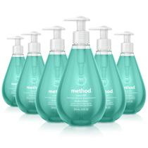Sabonete para mãos Method Gel Waterfall 360ml, pacote com 6 unidades, biodegradável
