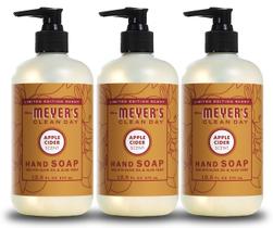 Sabonete para mãos MRS. MEYER'S CLEAN DAY Apple Cider 370mL - pacote com 3