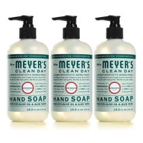 Sabonete para mãos MRS. MEYER'S CLEAN DAY Aromaterapeutic 370mL - pacote com 3
