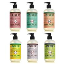 Sabonete para mãos MRS. MEYER'S CLEAN DAY Scent, pacote variado, 6x370ml