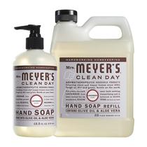 Sabonete para mãos Mrs. Meyer's Lavender com refil 370 mL + 1,2 L