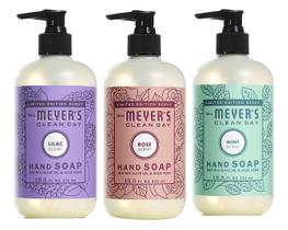 Sabonete para mãos Mrs. MEYER'S New Spring Scent Variety Pack Sabonete para mãos Mrs. MEYER'S New Spring Scent Variety Pack