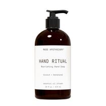 Sabonete para mãos Muse Apothecary Hand Ritual 473 ml de coco e sândalo Sabonete para mãos Muse Apothecary Hand Ritual 473 ml de coco e sândalo