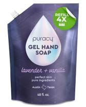 Sabonete para mãos Puracy Gel Orgânico Lavanda e Baunilha 1,42L