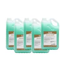 Sabonete Perfumado Líquido Audax Gold 5 Litros Kit 5 Sabonete Perfumado Líquido Audax Gold 5 Litros Kit 5