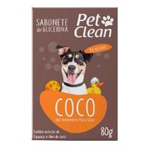 Sabonete Pet Clean Coco - 80 g