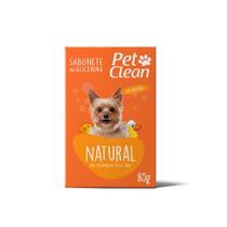 Sabonete Pet Clean Natural Para Cães E Gatos 80g