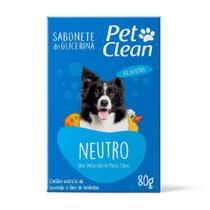 Sabonete Pet Clean Neutro Para Cães E Gatos 80g Sabonete Pet Clean Neutro Para Cães E Gatos 80g