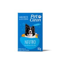 Sabonete Pet Clean Neutro Para Cães E Gatos 80g