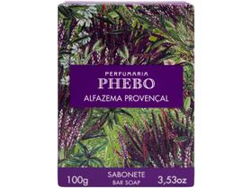 Sabonete Phebo Alfazema Provencal Barra, 1 Unidade Com 100G