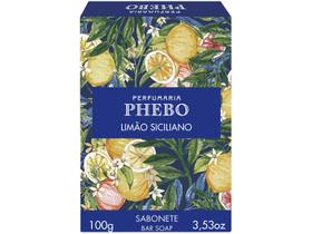 Sabonete Phebo Granado Limão Siciliano Glicerina Vegetal Natural em Barra 100g