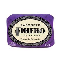 Sabonete Phebo Tradicional Toque De Lavanda, Barra, 1 Unidade Com 90G