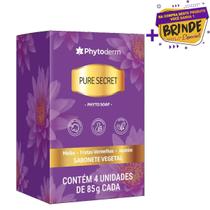 Sabonete Phytoderm Soap Pure Secret 85g Caixa 4 Unidades Sabonete Phytoderm Soap Pure Secret 85g Caixa 4 Unidades