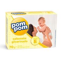 Sabonete Pom-Pom Glicerinado 70g Embalagem com 12 Unidades