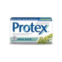Sabonete Protex Erva Doce Antibacteriano 85g Embalagem com 12 Unidades