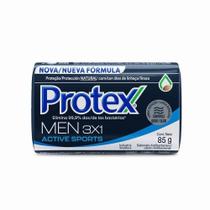 Sabonete Protex For Men 3x1 Active Sports 85g - Embalagem com 12 Unidades