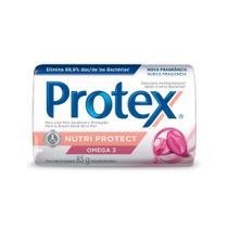 Sabonete Protex Nutri Protect Ômega 3 Antibacteriano 85g Embalagem com 12 Unidades