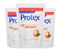 Sabonete protex refil nutri protect macadamia 200ml kit com 3 unidades