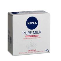 Sabonete Pure Milk Sensitive Nivea 90g Sabonete Pure Milk Sensitive Nivea 90g