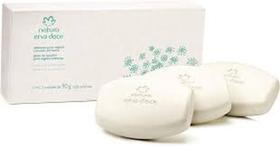 Sabonete Puro Vegetal Cremoso em Barra Natura Erva Doce 90g cada. cx 3und.