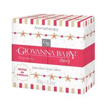 Sabonete Retangular Vanilla Cherry Giovanna Baby Moments 90g