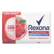 Sabonete Rexona Antibacteriano Frutas Vermelhas 84g